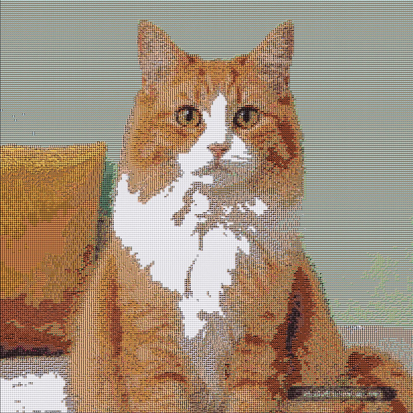 由橘猫照片生成的 Photo From Emoji 效果图