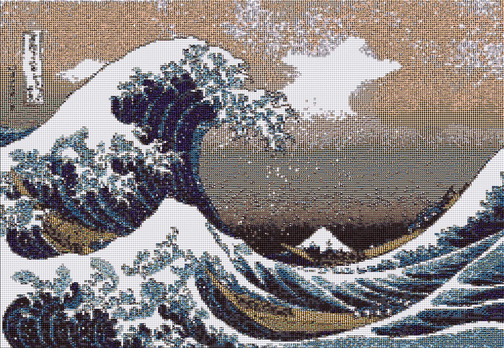 由神奈川冲浪里生成的 Photo From Emoji 效果图